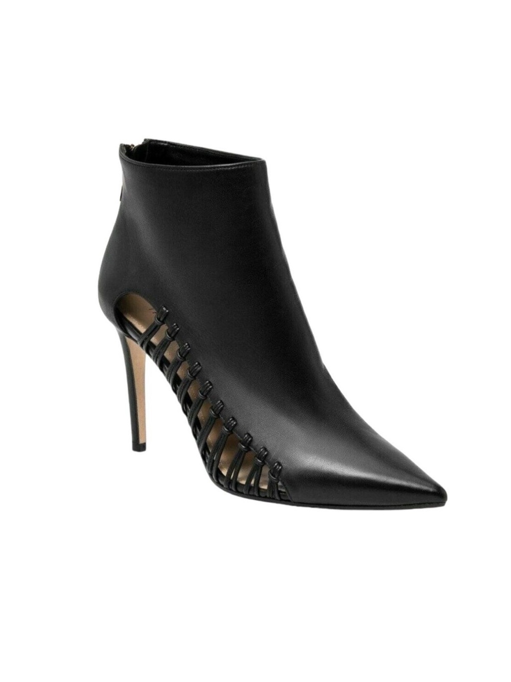 Tamara Mellon Dom Ankle Boots Black Leather Booties Size 41 EU 11 US
